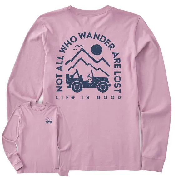 Life is Good Women's Long Sleeve Crusher-LITE Crew Neck Tee - Fall 2023 Collection