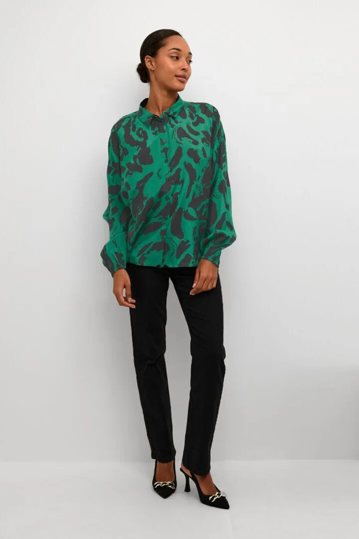 LOOSE FIT PRINTED BLOUSE