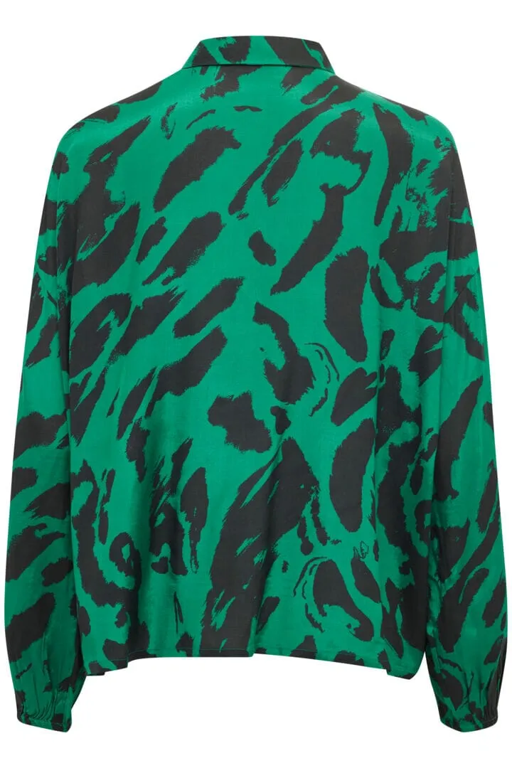LOOSE FIT PRINTED BLOUSE