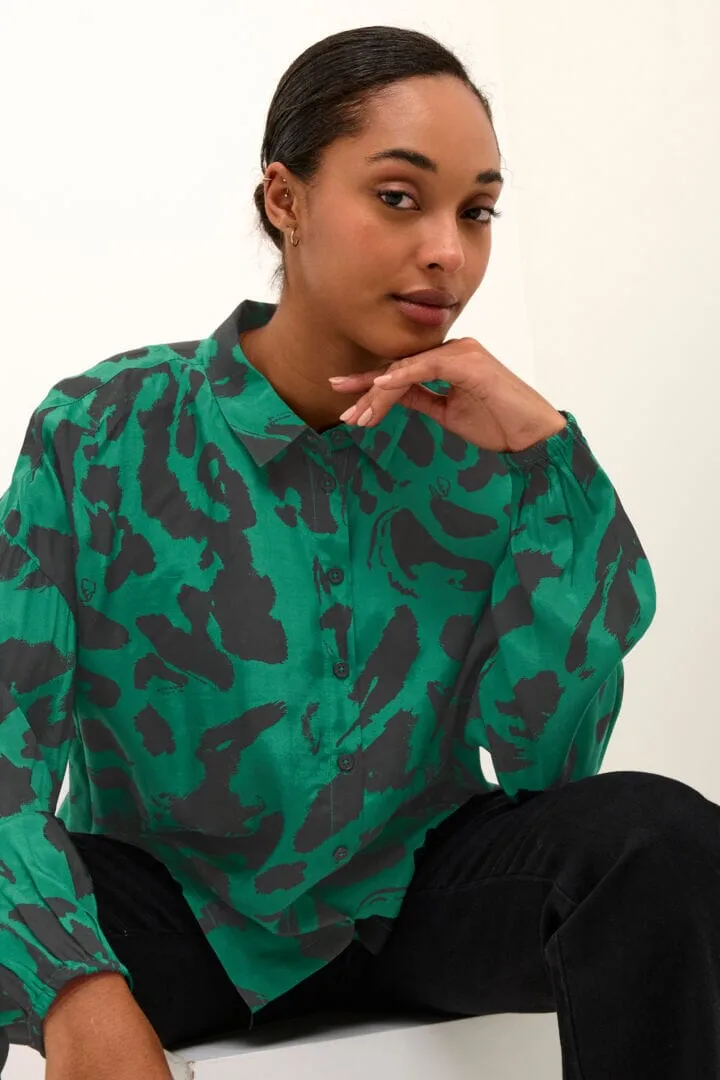 LOOSE FIT PRINTED BLOUSE