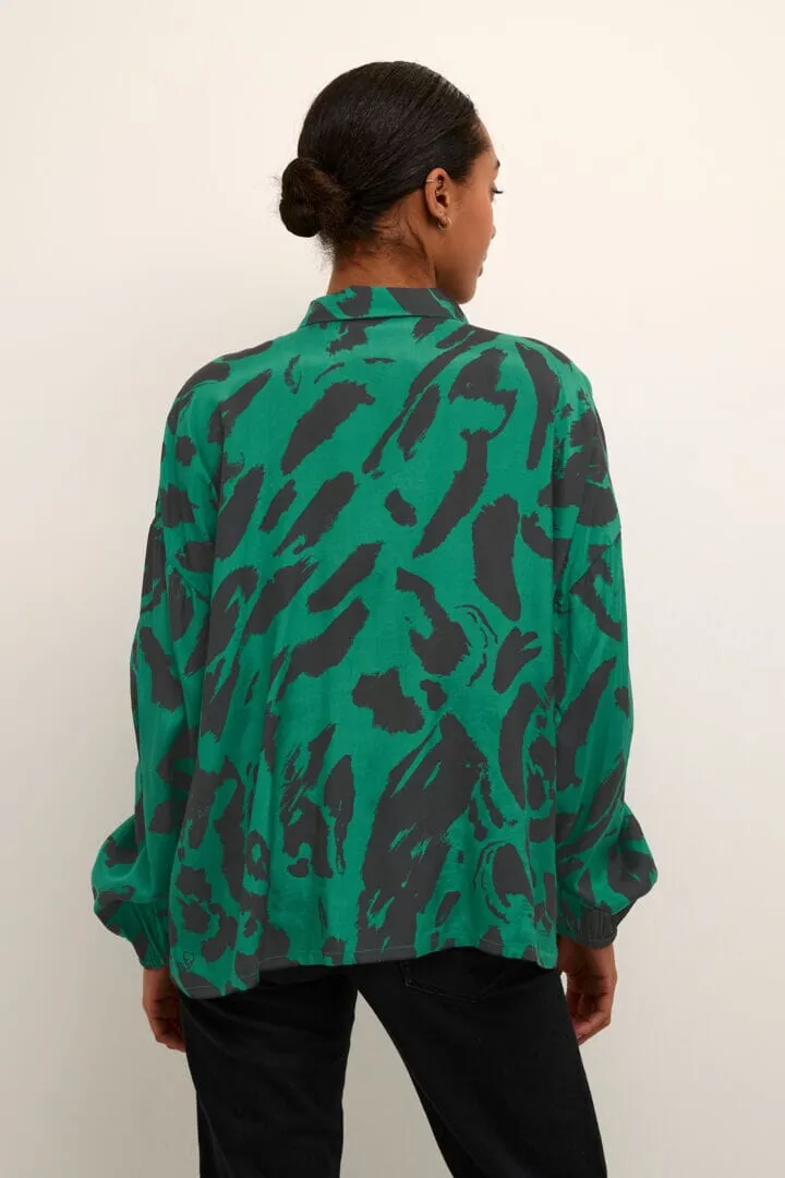 LOOSE FIT PRINTED BLOUSE