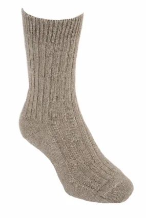Lothlorian Merino Wool & Possum Fur Casual Rib Sock