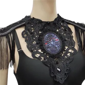 Love you to Pieces Statement Necklace with Fringing