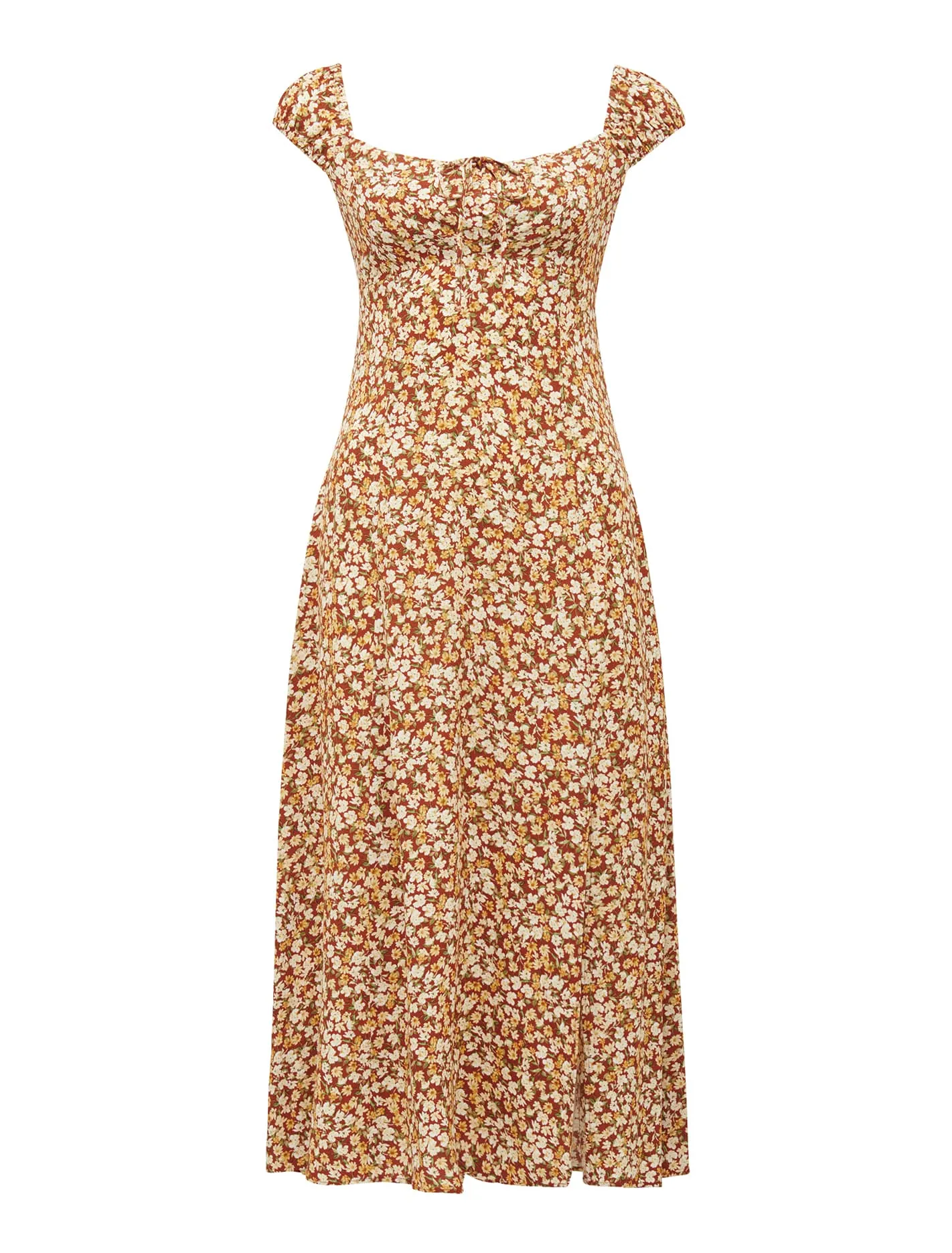 Madi Tie Front Midi Dress