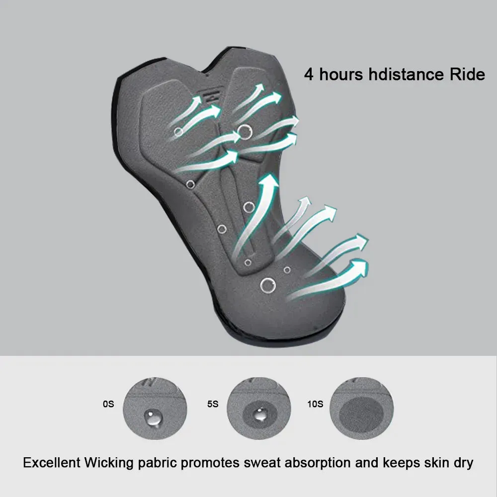 Men Cycling Underwear Belgium High Elasic Sponge Pad Shockproof Mtb Shorts Mountain Bicycle Briefs Anti-Sweat Quick-Dry