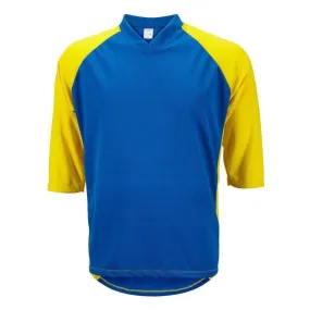 Men's Mountain Bike Jersey - Blue/Yellow