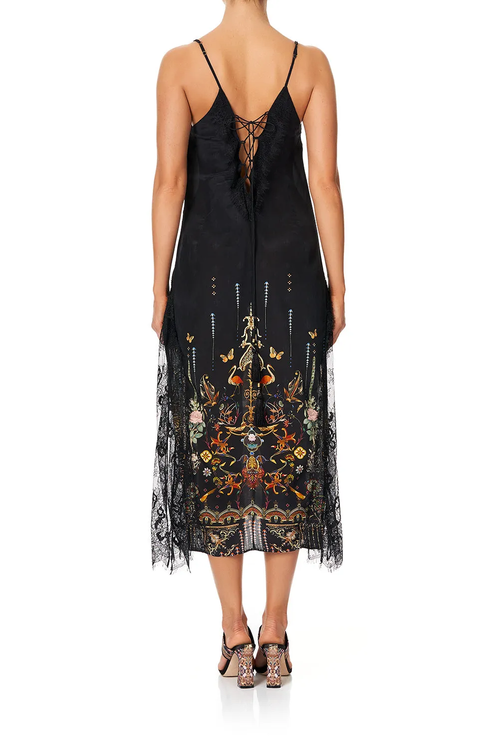 MIDI LACE SLIP REBELLE REBELLE