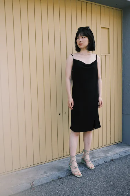 mini dress - helen - black