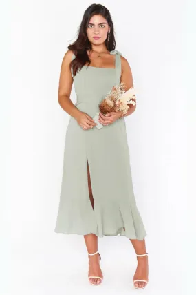 Moonlight Maxi Dress - Light Green