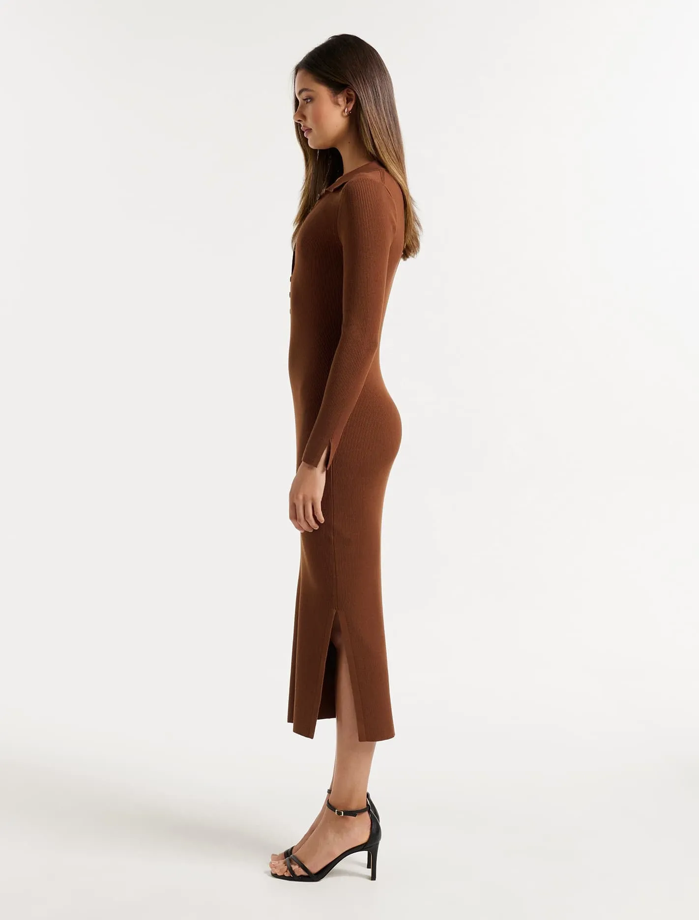 Natalia Collar Knit Dress