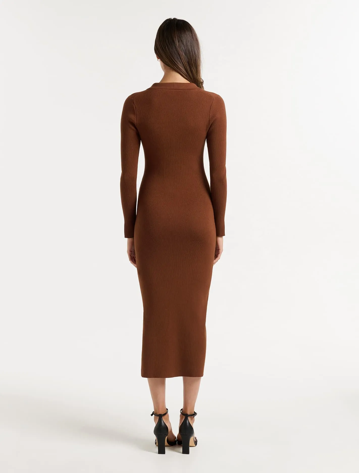 Natalia Collar Knit Dress