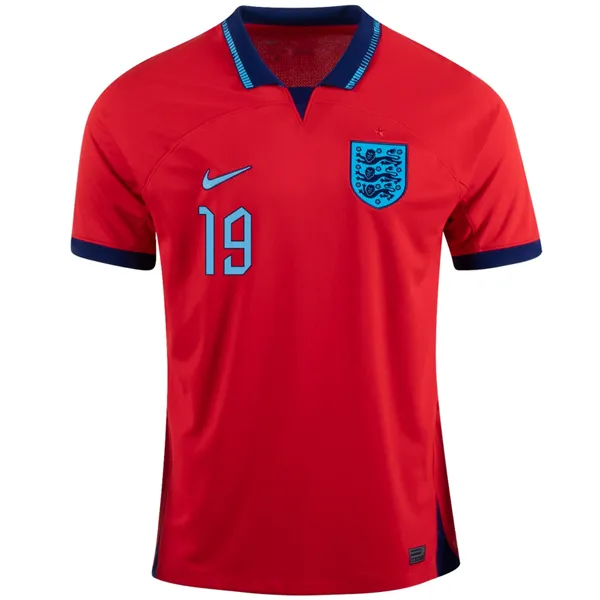 Nike England Mason Mount Away Jersey 22/23 (Challenge Red/Blue Void)