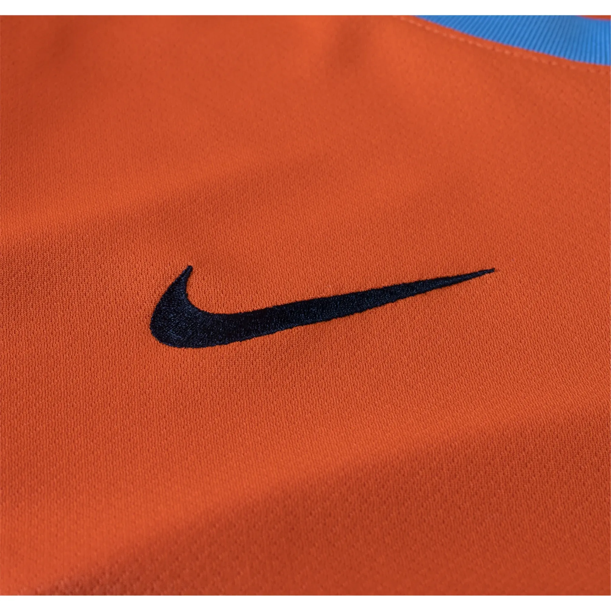 Nike Inter Milan Carlos Third Jersey w/ Champions League Patches 23/24 (Safety Orange/Thunder Blue)