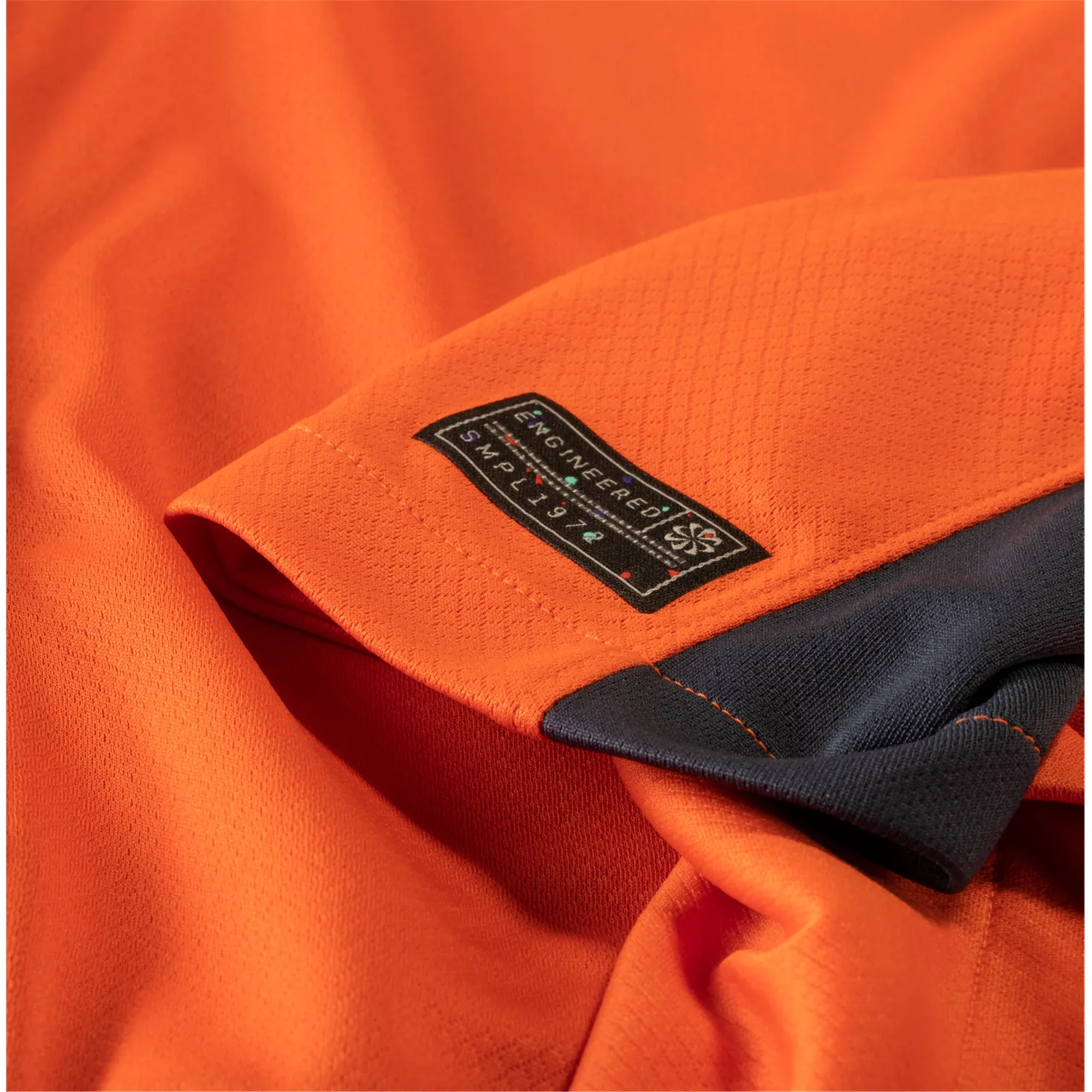 Nike Inter Milan Carlos Third Jersey w/ Champions League Patches 23/24 (Safety Orange/Thunder Blue)