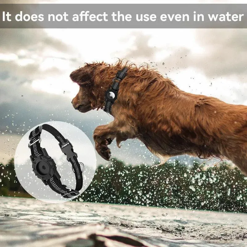 Nylon Airtag Protective Pet Collar
