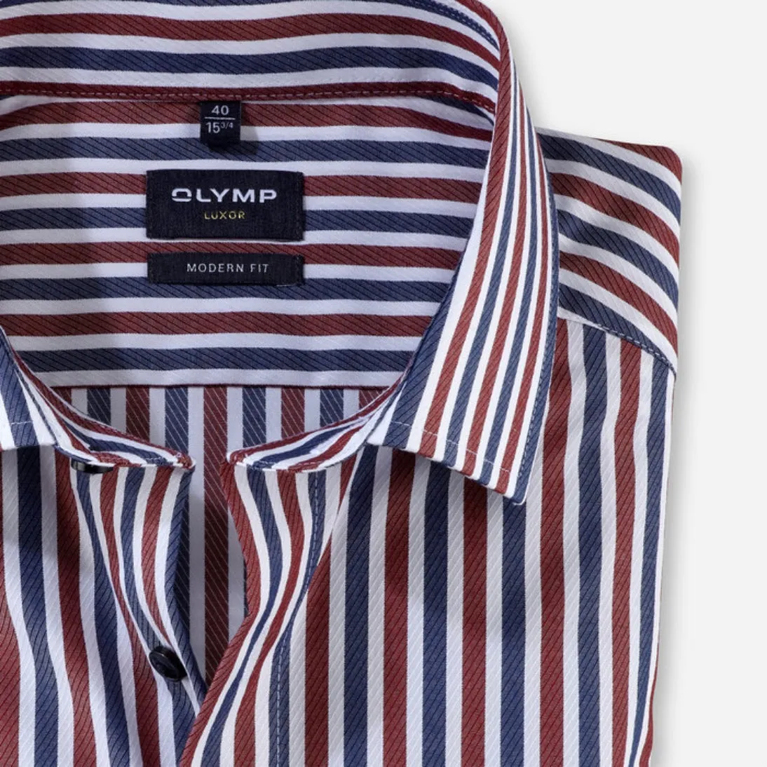 Olymp Luxor Modern Fit Non-iron Formal Shirt Narrow Stripe 1250