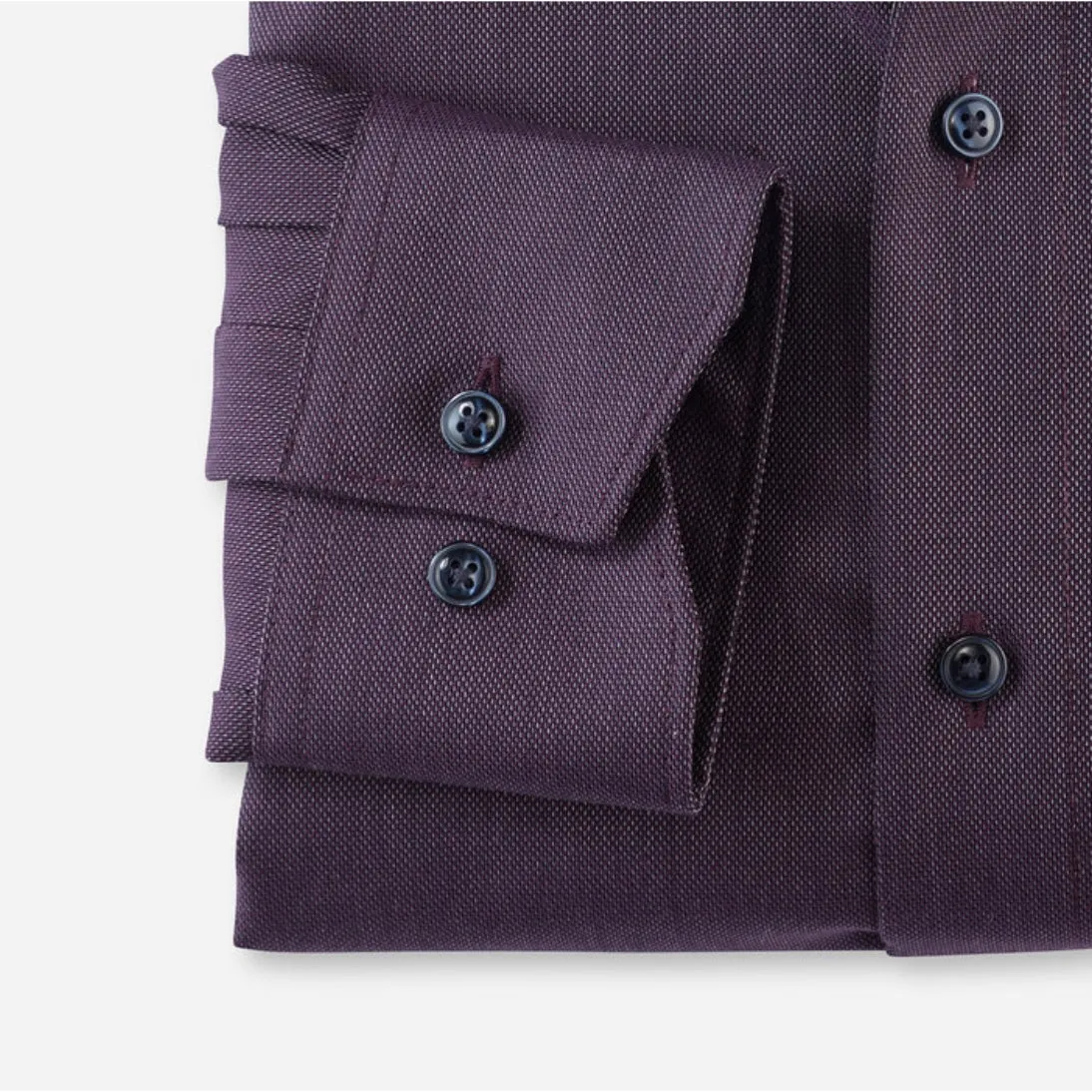 Olymp Pure Cotton Non-iron Luxor Twill Formal Shirt 1226 Aubergine