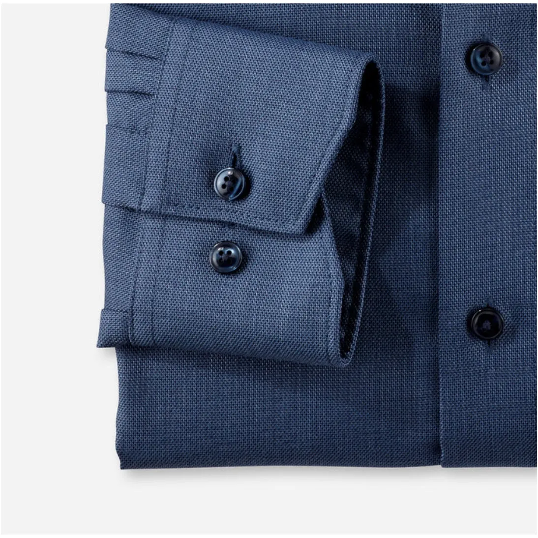 Olymp Pure Cotton Non-iron Luxor Twill Formal Shirt 1226 Blue