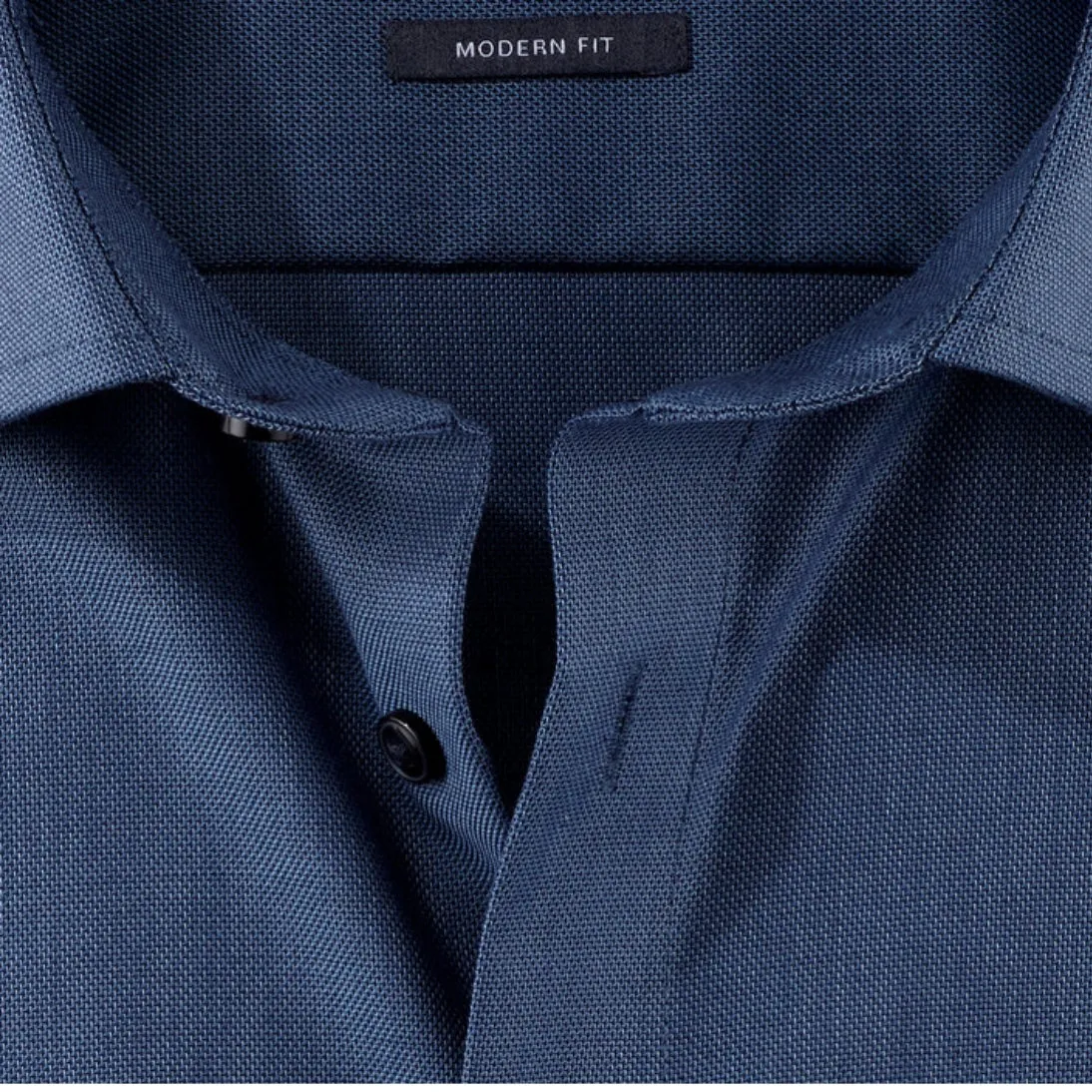 Olymp Pure Cotton Non-iron Luxor Twill Formal Shirt 1226 Blue