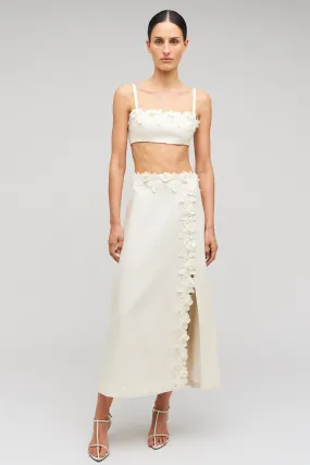Oroton Rosebud Lace Skirt and Bralette