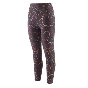Patagonia Womens Maipo 7/8 Stash Tights Currents / Smolder Blue