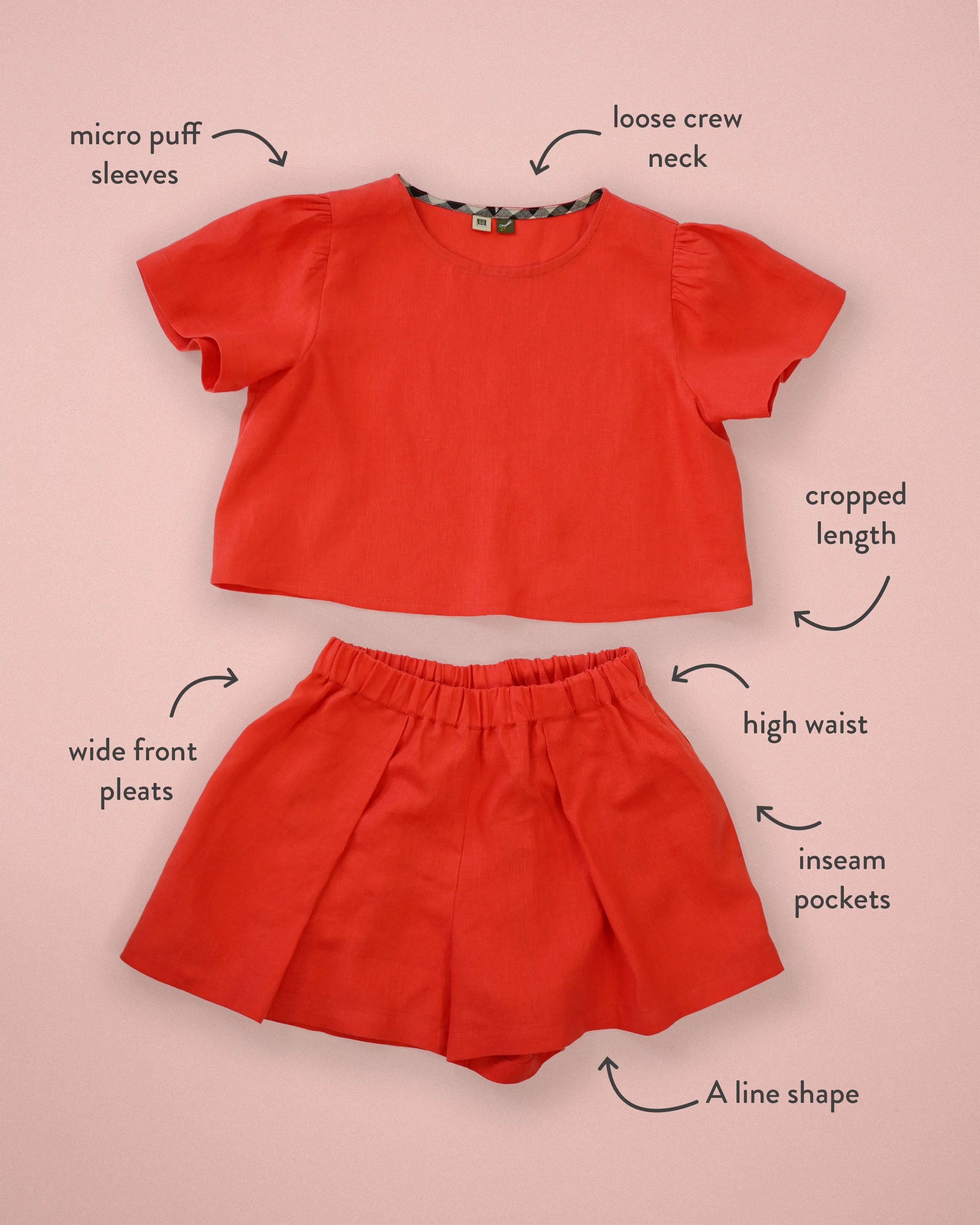 PDF Pattern - High Tide Set | Matchy Matchy Sewing Club