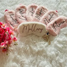Personalized Plush Fur Eye Mask