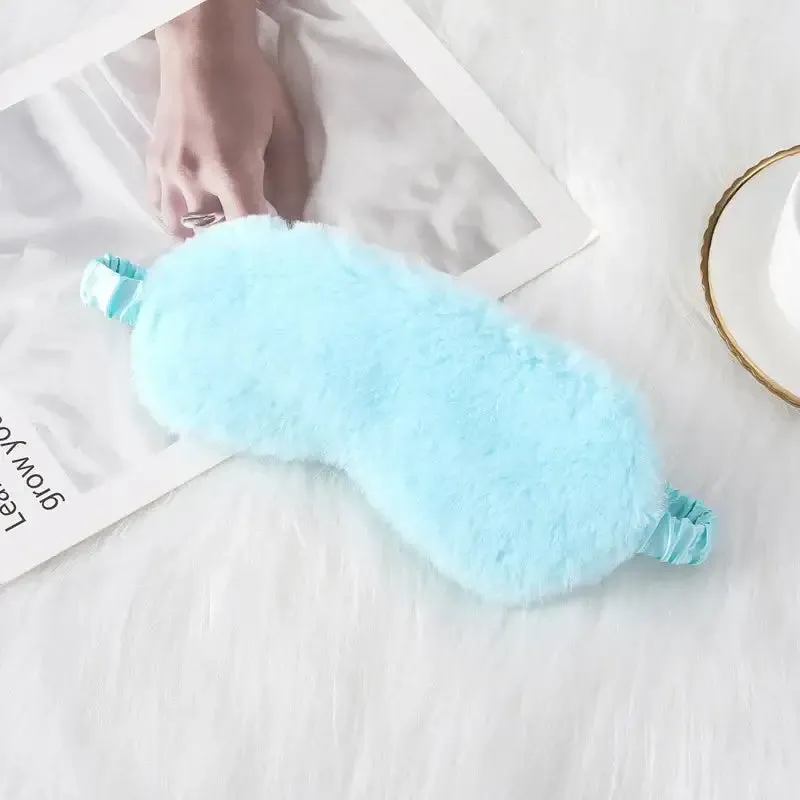 Personalized Plush Fur Eye Mask