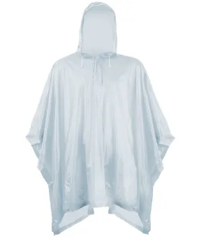 Plastic poncho | Silver