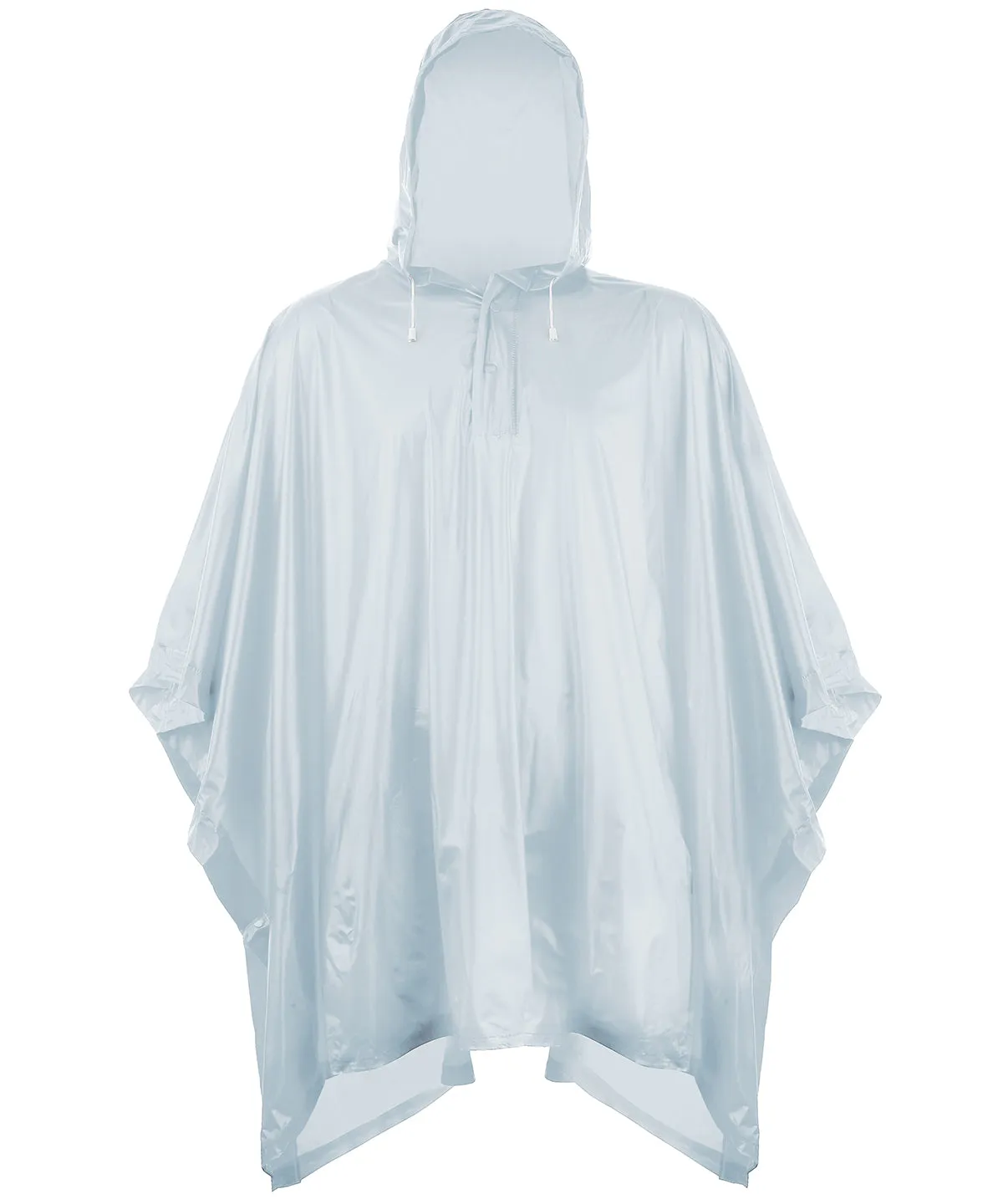 Plastic poncho | Silver