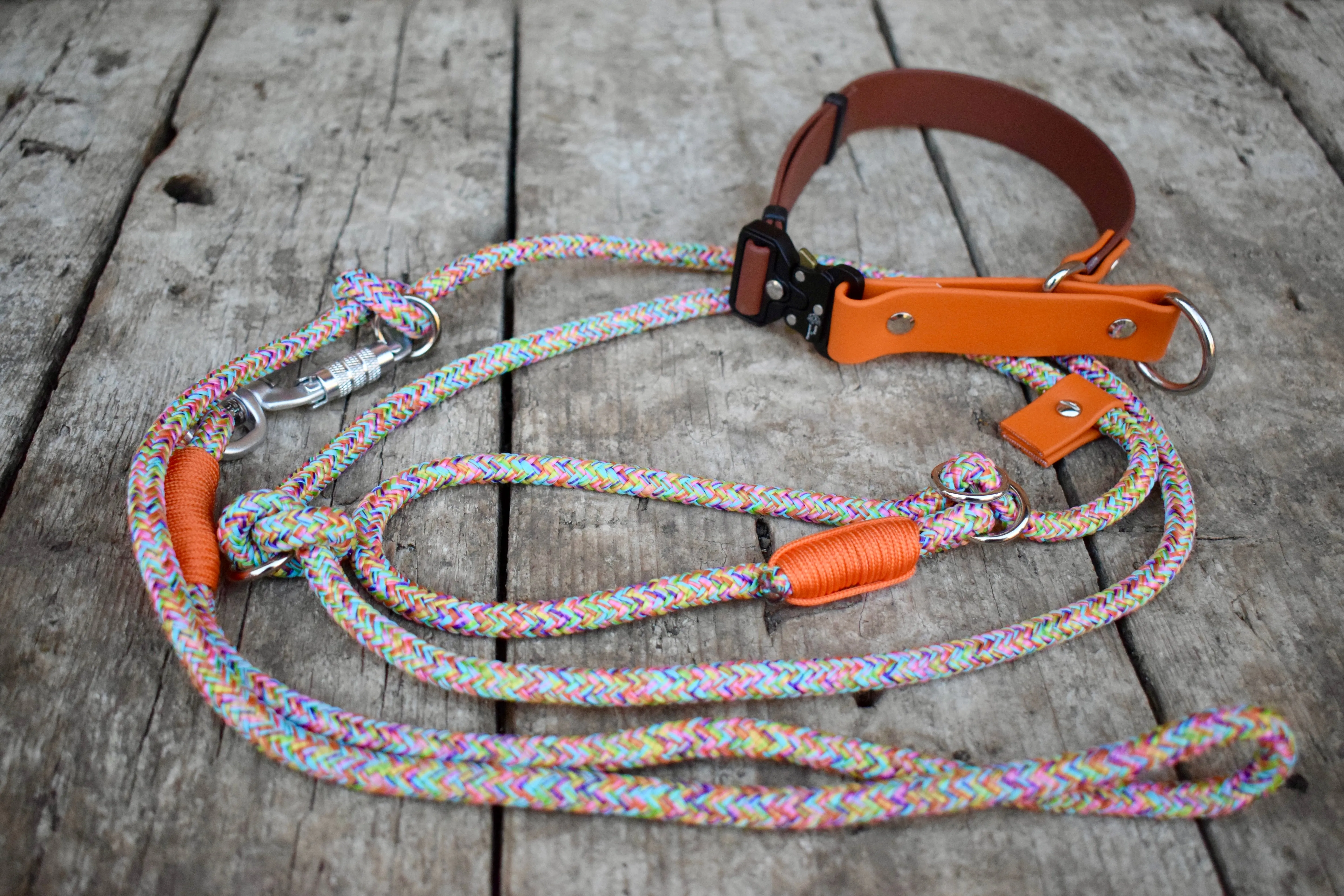 Quick Biothane slip-on collar with Cobra buckle