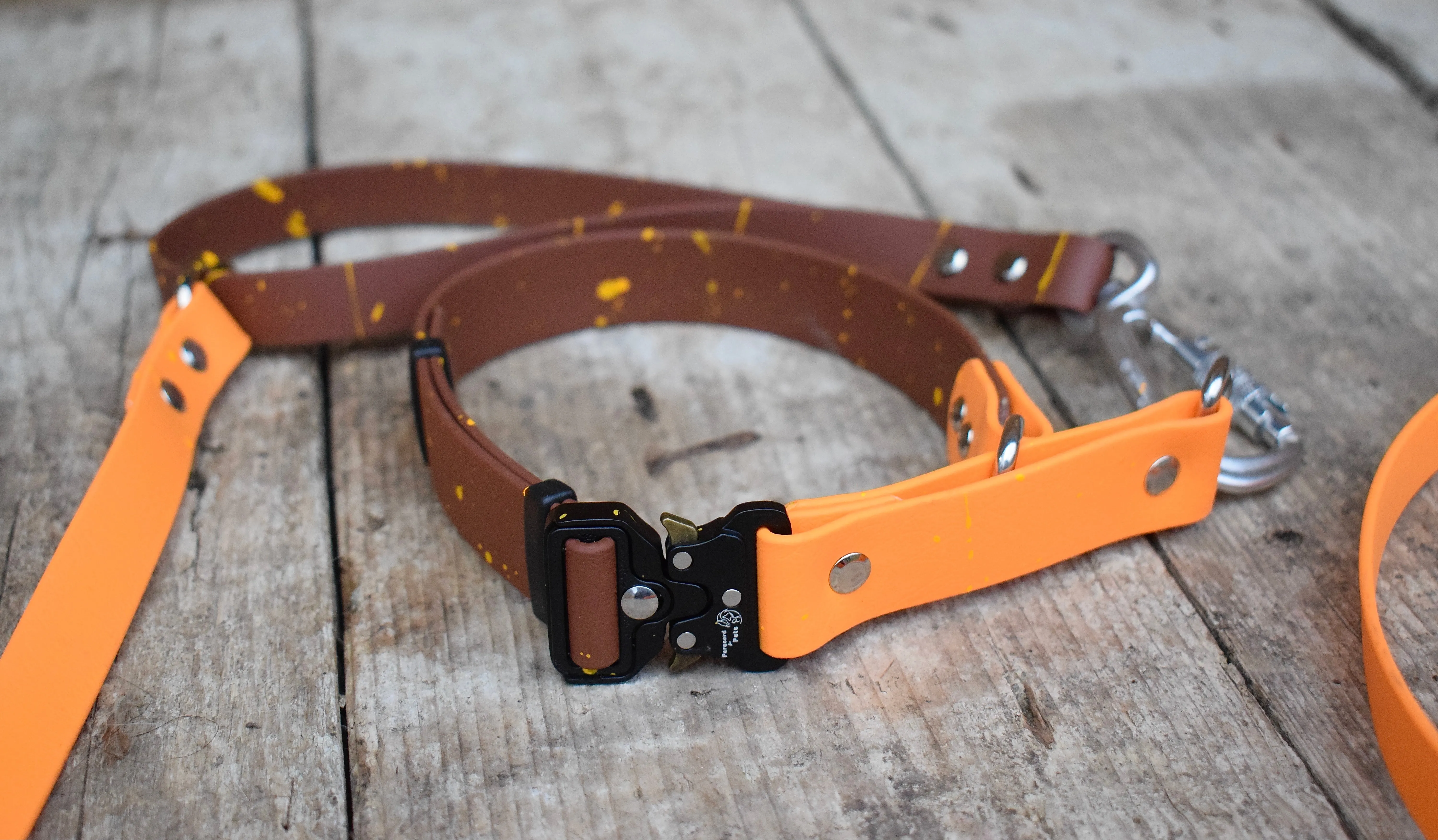 Quick Biothane slip-on collar with Cobra buckle