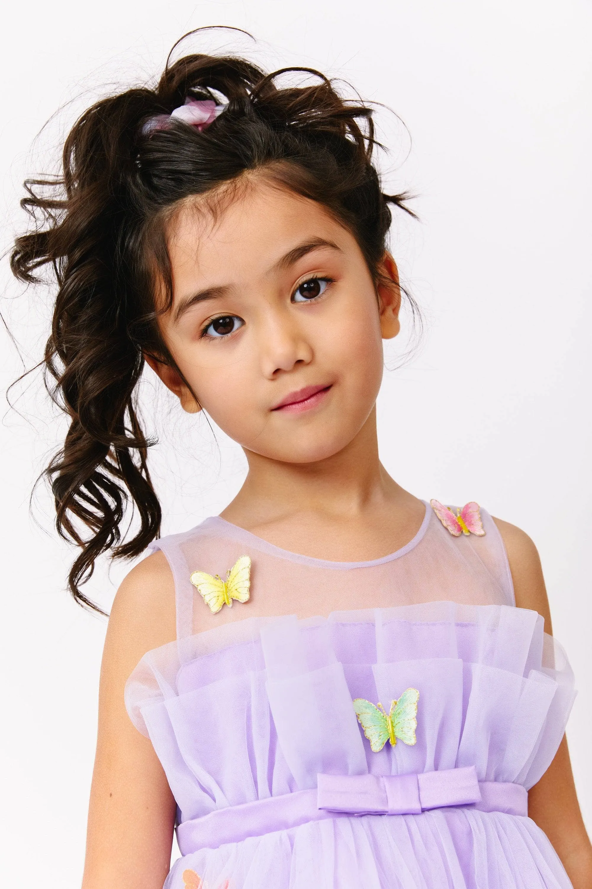 Rainbow Butterfly Tulle Dress