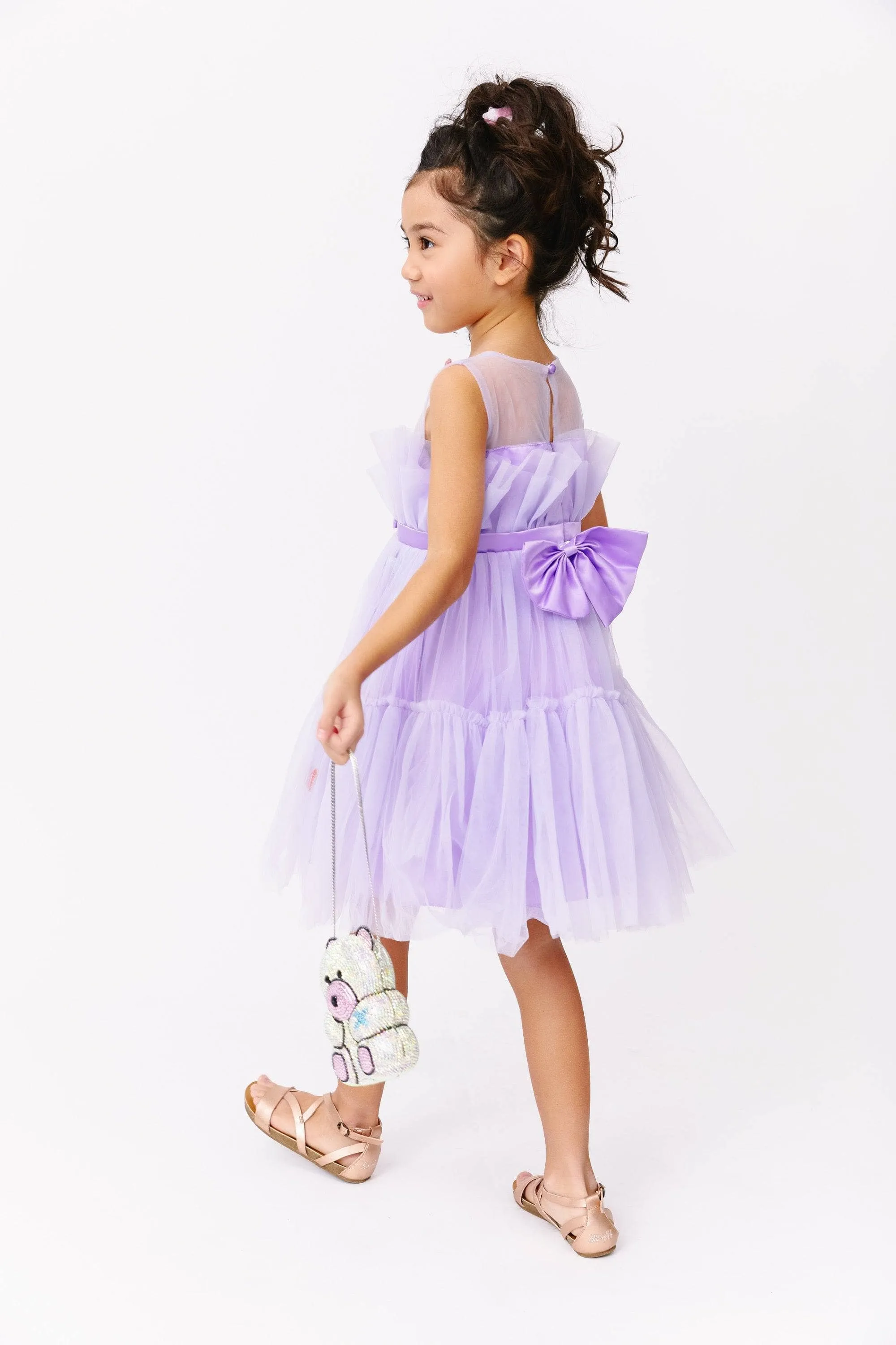 Rainbow Butterfly Tulle Dress
