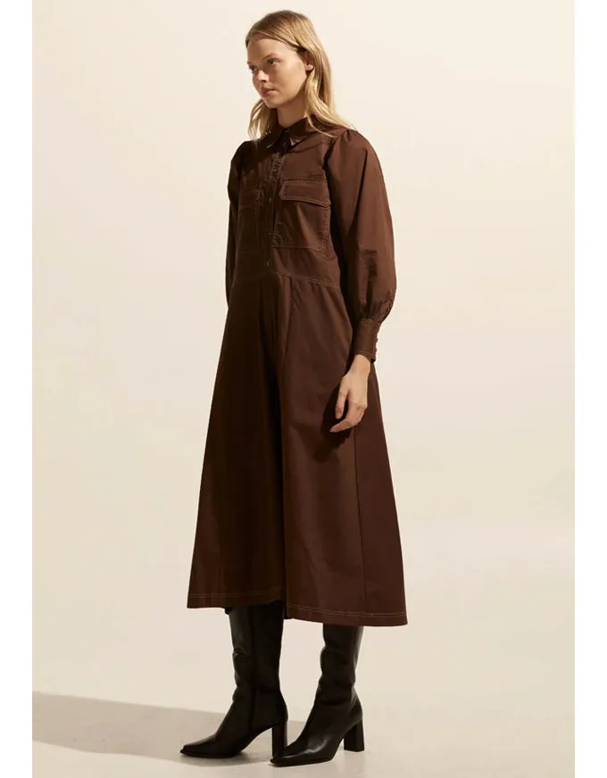 Recess Dress Chocolate