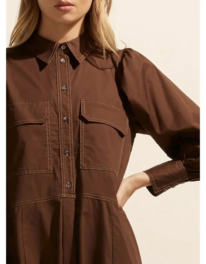 Recess Dress Chocolate