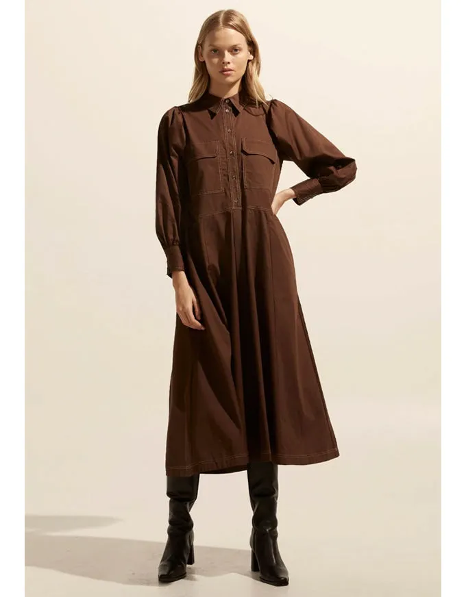 Recess Dress Chocolate