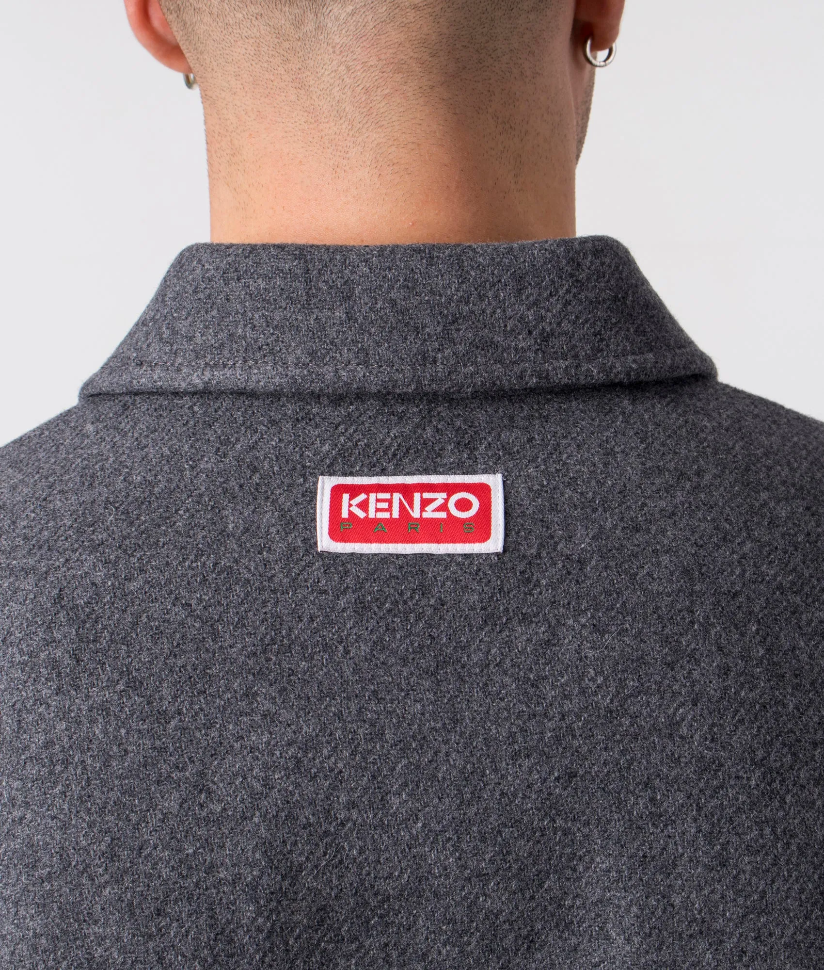 Relaxed Fit Smart Wool Overshirt