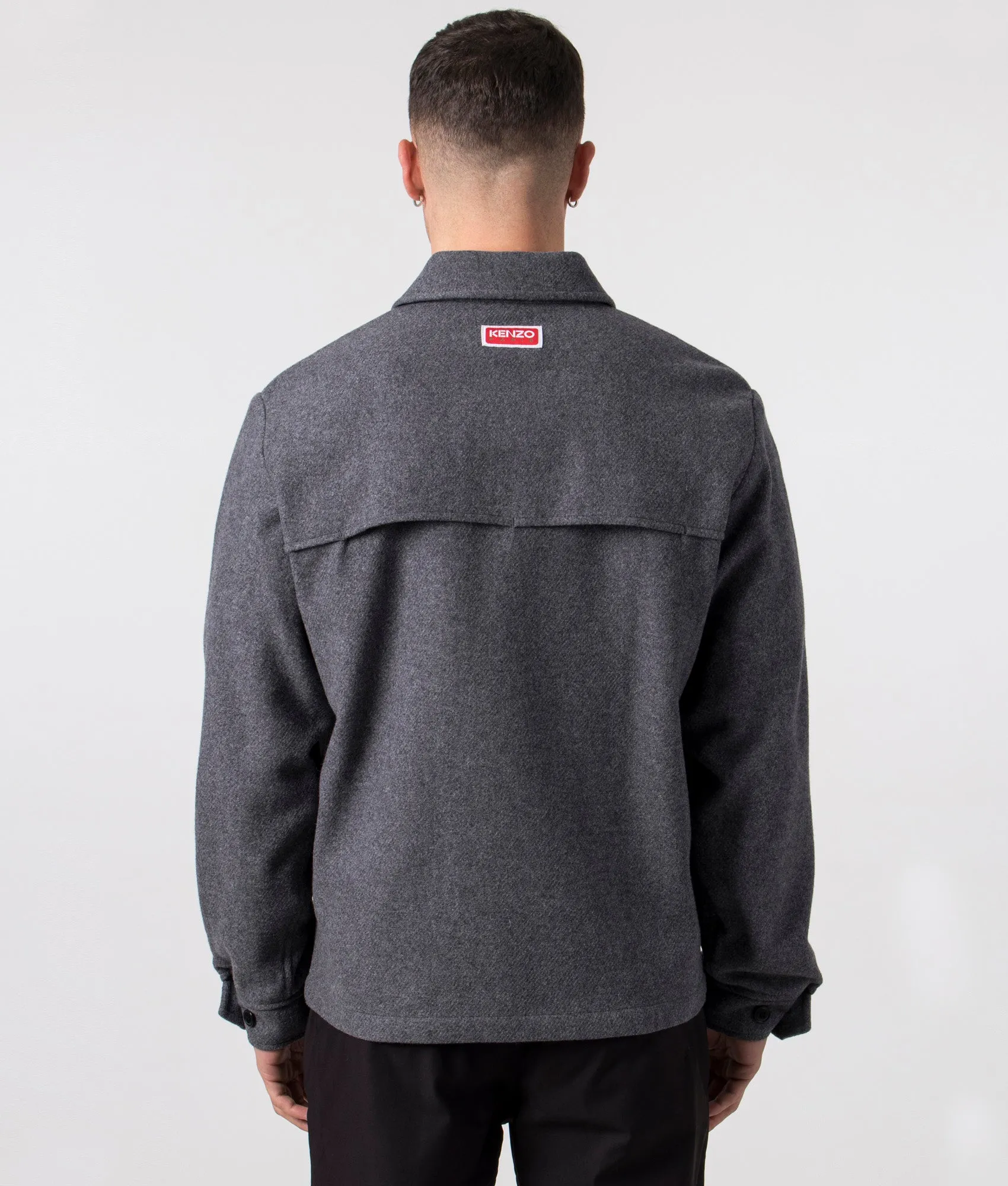 Relaxed Fit Smart Wool Overshirt