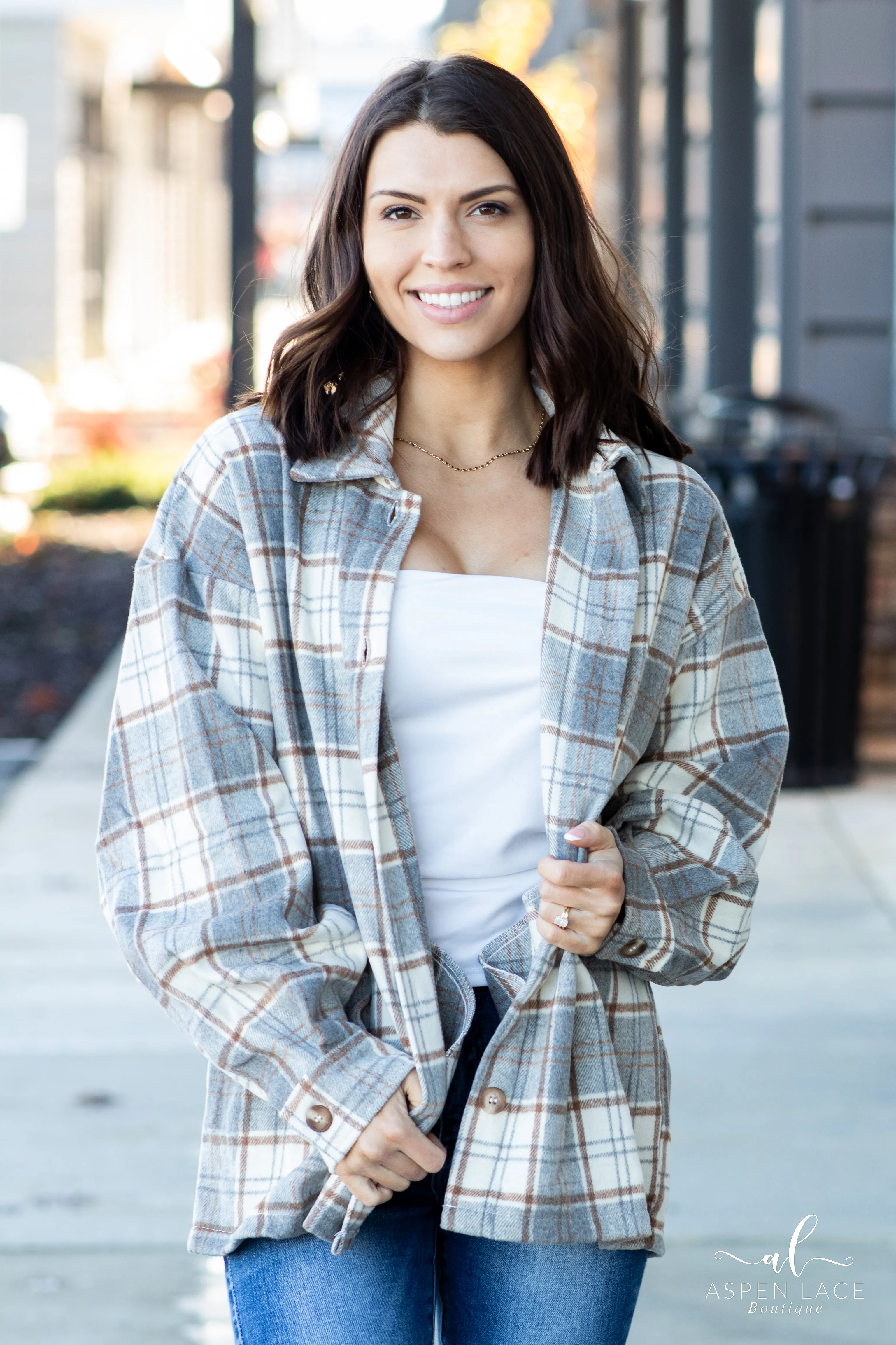 Rivi Shacket (Grey)
