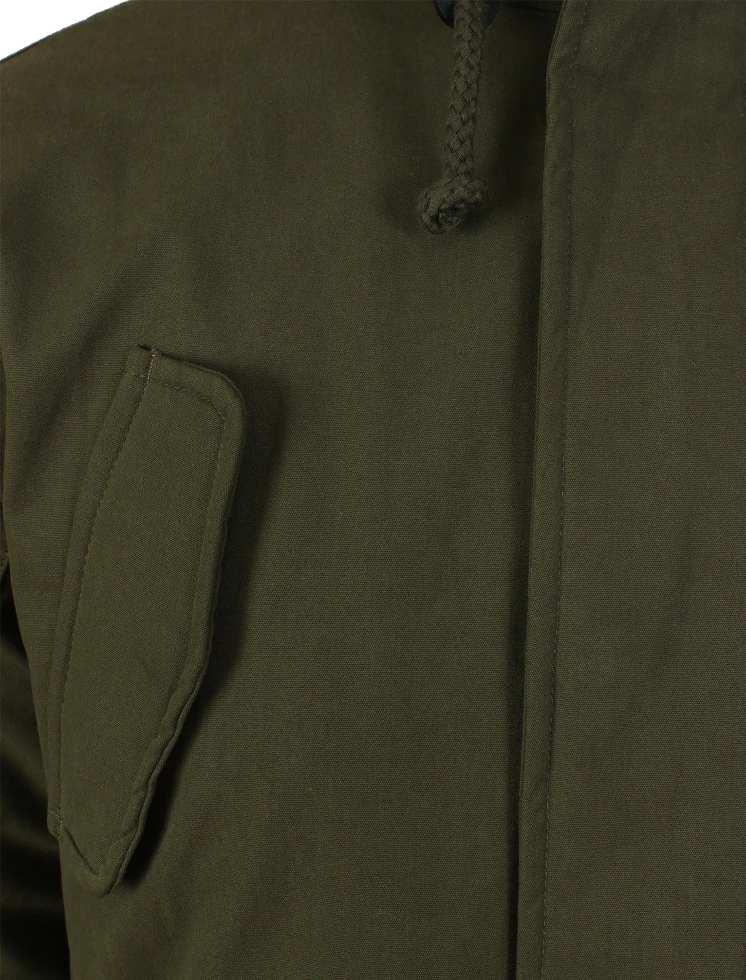 Spellman Borg Lined Parka Jacket in Khaki  - Tokyo Laundry