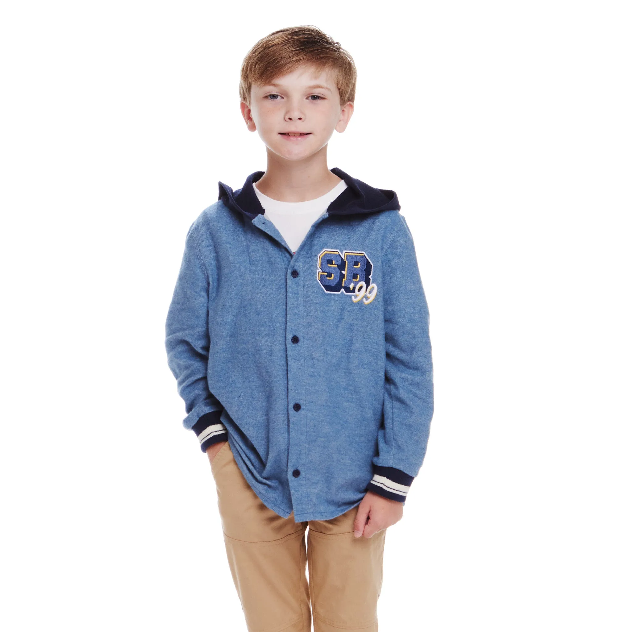 SpongeBob SquarePants™ x Andy & Evan® | Kids Oxford Hoodie Shacket