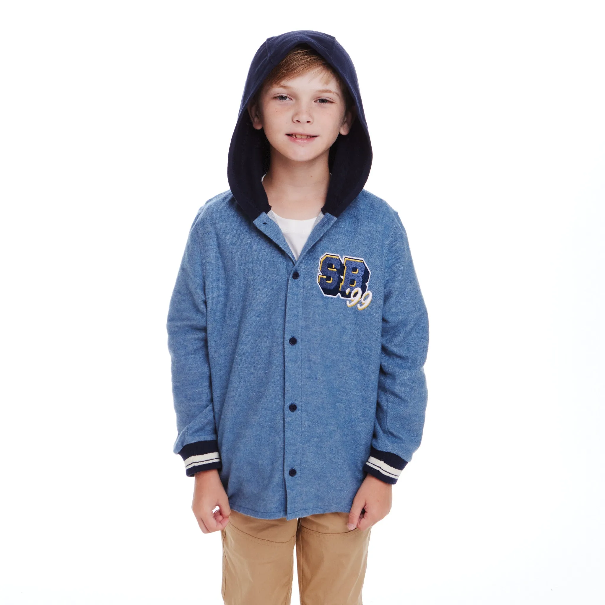 SpongeBob SquarePants™ x Andy & Evan® | Kids Oxford Hoodie Shacket