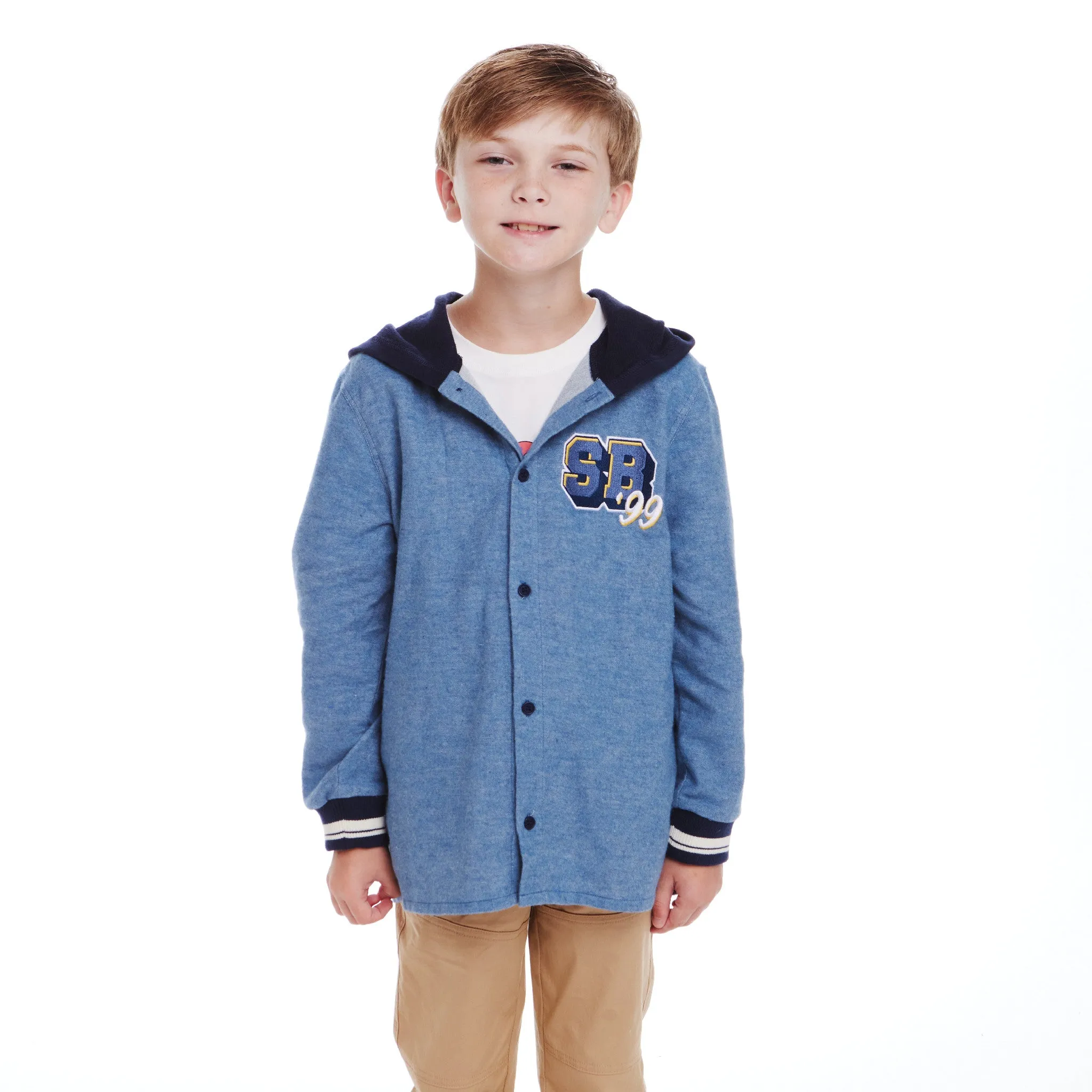 SpongeBob SquarePants™ x Andy & Evan® | Kids Oxford Hoodie Shacket