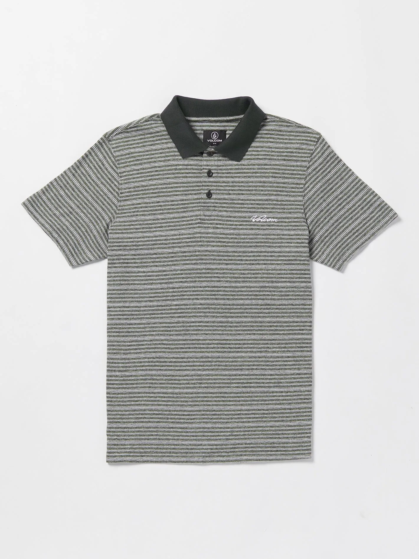 Static Stone Polo Short Sleeve Shirt - Stealth