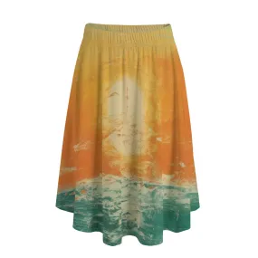 Sunny Beach | Long Maxi Skirt With Pockets