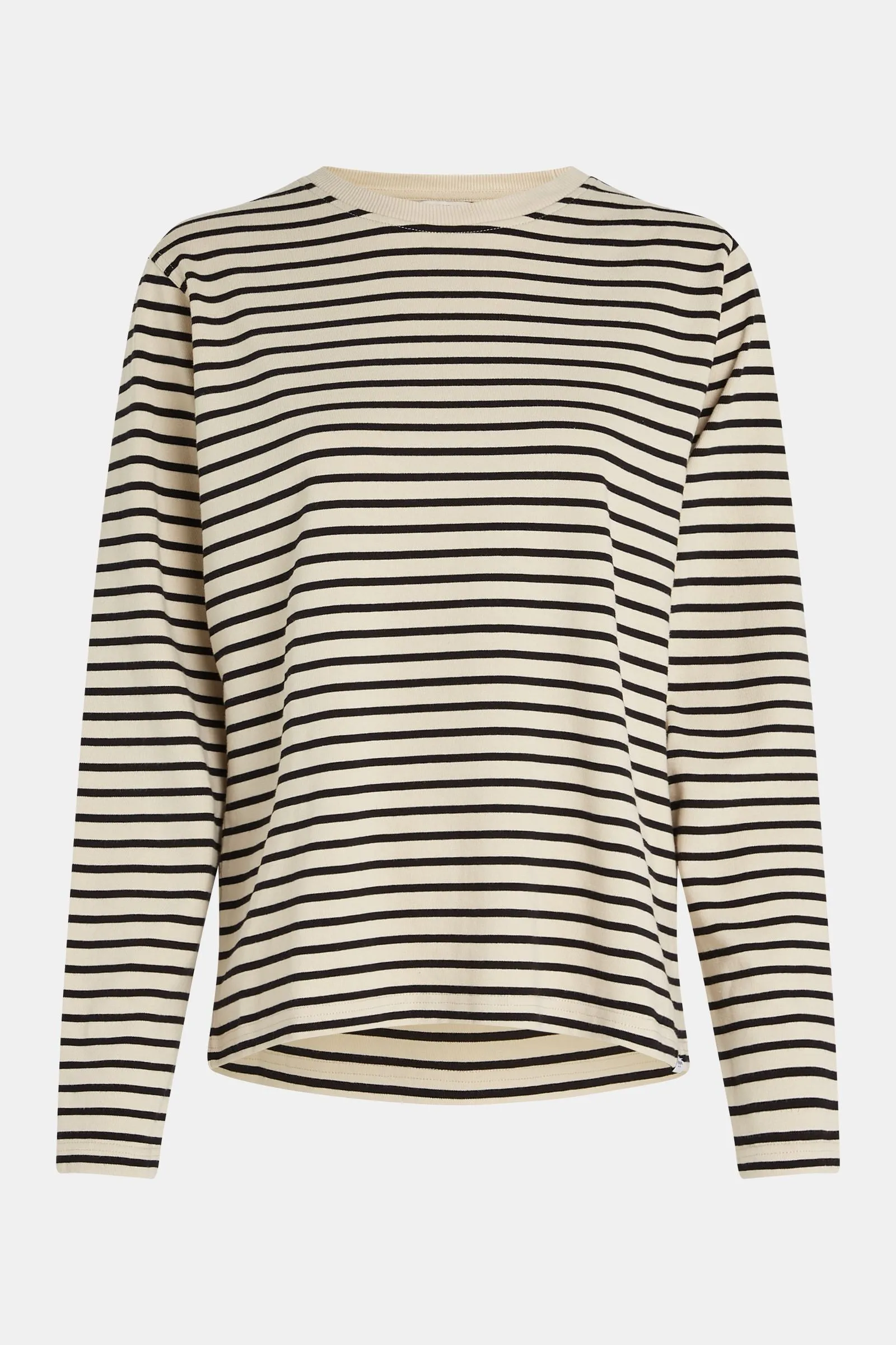 SWEATER STRIPE (W24F1517) VANILLA - BLACK