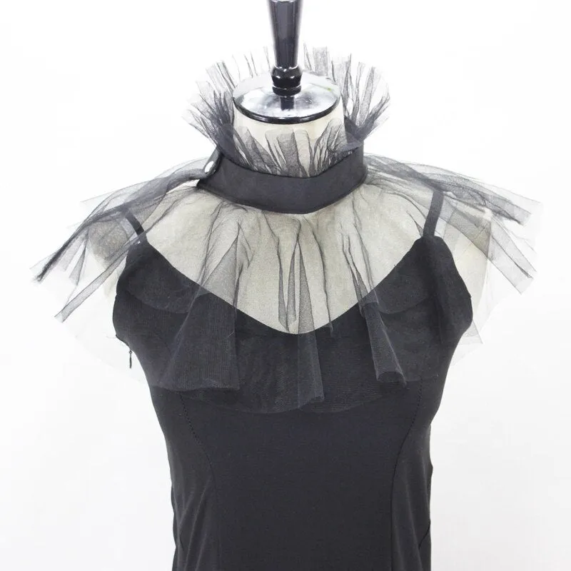 TEEK - Vintage Vickie Ruffled Stand Fake Collar