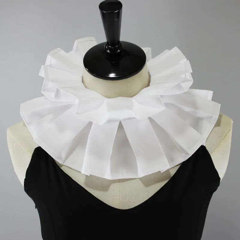 TEEK - Vintage Vickie Ruffled Stand Fake Collar