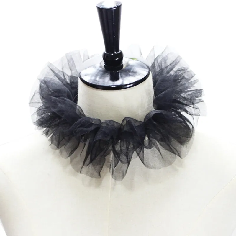 TEEK - Vintage Vickie Ruffled Stand Fake Collar